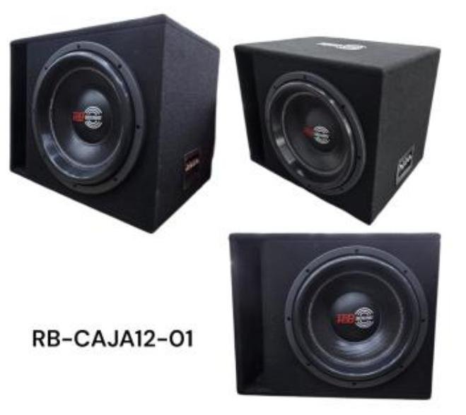 CAJA 12" CON PUERTO DE SUBWOOFER